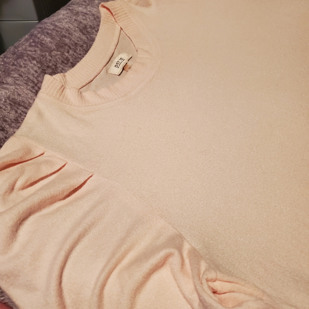 Peachy Pink Ruffle Sweater - Picture 11 of 14